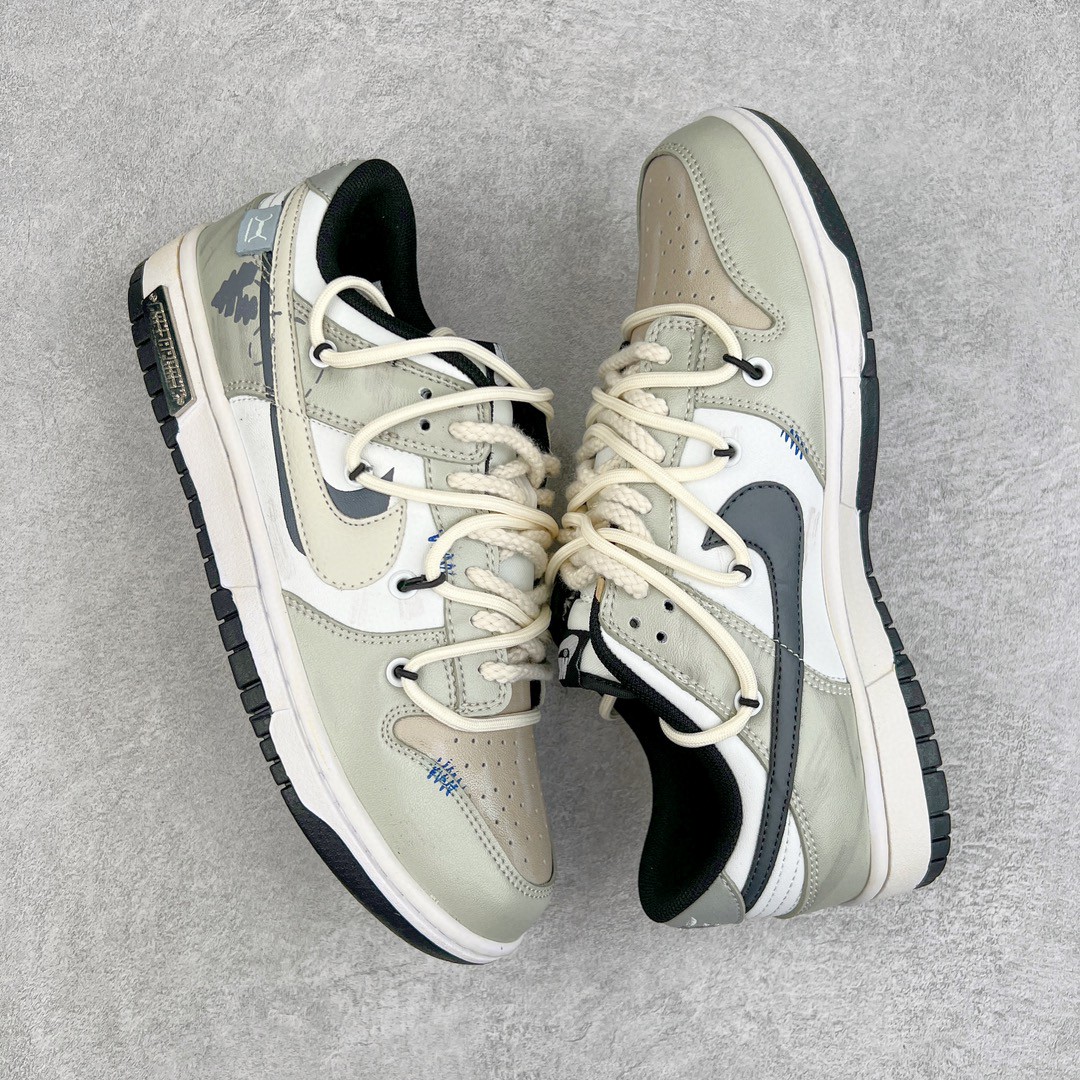 Dunk Low 熊猫恶作剧 爱心小摩卡 低筒 复古板鞋 休闲鞋 男鞋 女鞋 灰白 CW1590-100