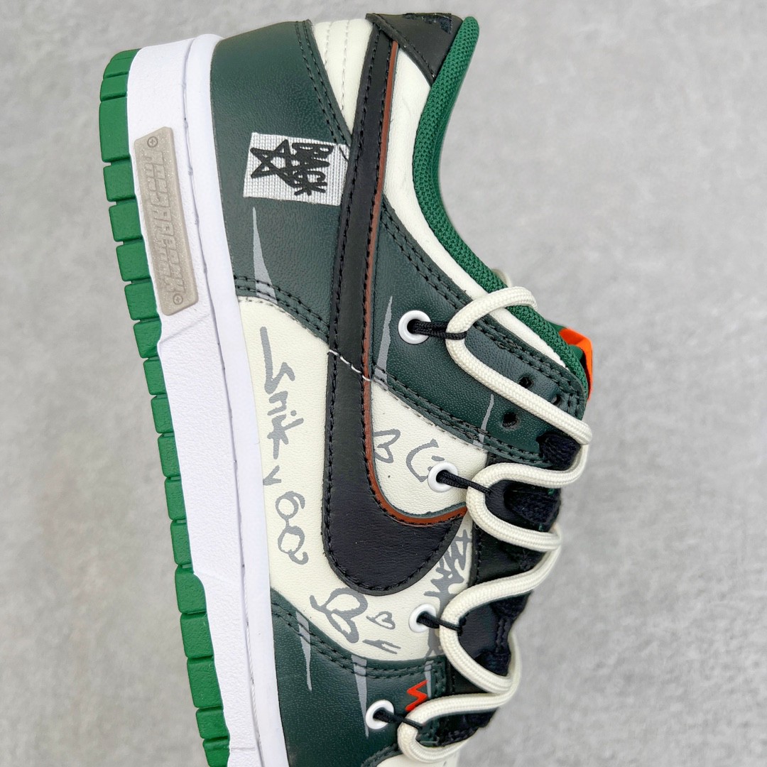 Dunk Low 熊猫恶作剧 滑行轨迹 裂痕板者 低筒 复古板鞋 休闲鞋 男鞋 女鞋 白绿黑 DD1391-300