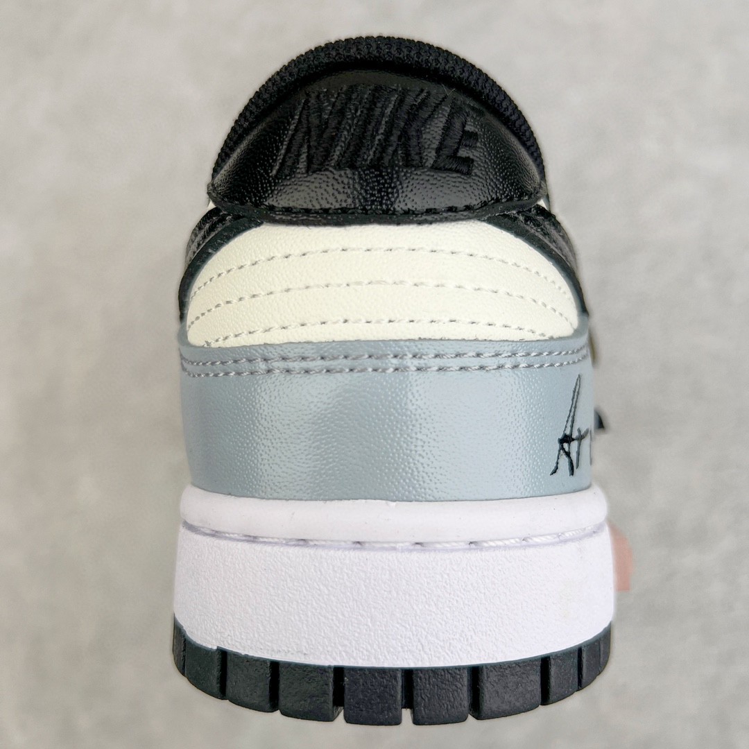 Dunk Low 熊猫恶作剧 爱的艺术 熊猫 低筒 复古板鞋 休闲鞋 男鞋 女鞋 黑白蓝 CW1590-100