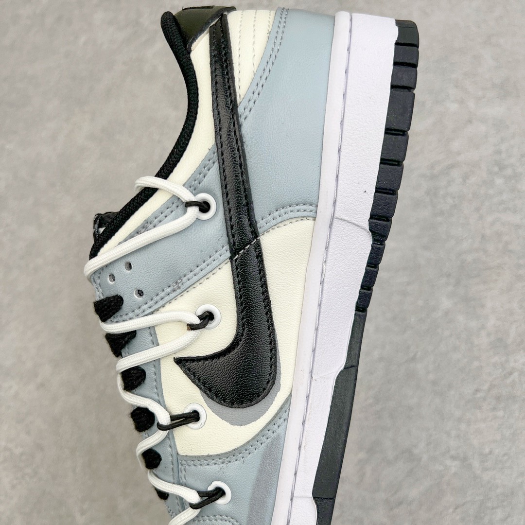 Dunk Low 熊猫恶作剧 爱的艺术 熊猫 低筒 复古板鞋 休闲鞋 男鞋 女鞋 黑白蓝 CW1590-100