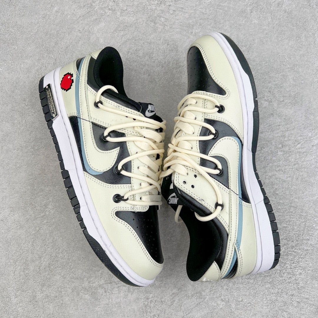 Dunk Low 熊猫恶作剧 反转爱心 低筒 复古板鞋 休闲鞋 男鞋 女鞋 黑白熊猫 DJ6188-002