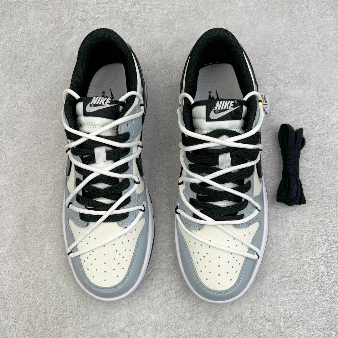 Dunk Low 熊猫恶作剧 爱的艺术 熊猫 低筒 复古板鞋 休闲鞋 男鞋 女鞋 黑白蓝 CW1590-100