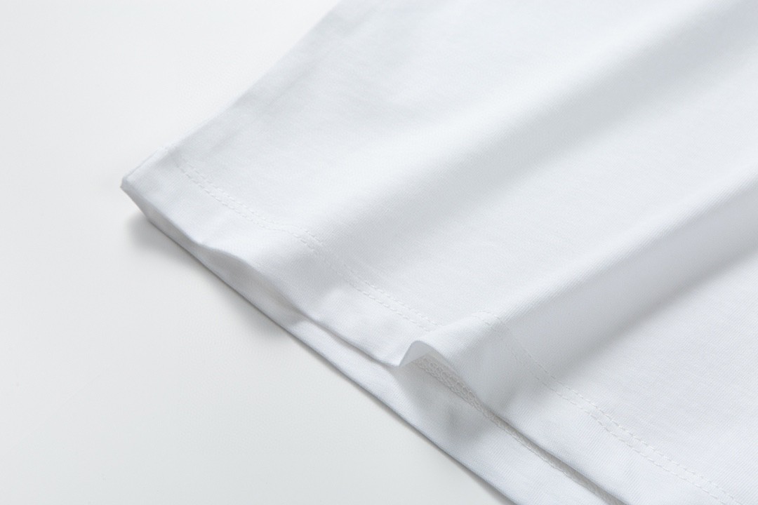 PRADA 普拉达 SS23 纯色徽标套头圆领 短袖 T恤 男女同款 白色 3558A-11CD-F0009-S-211