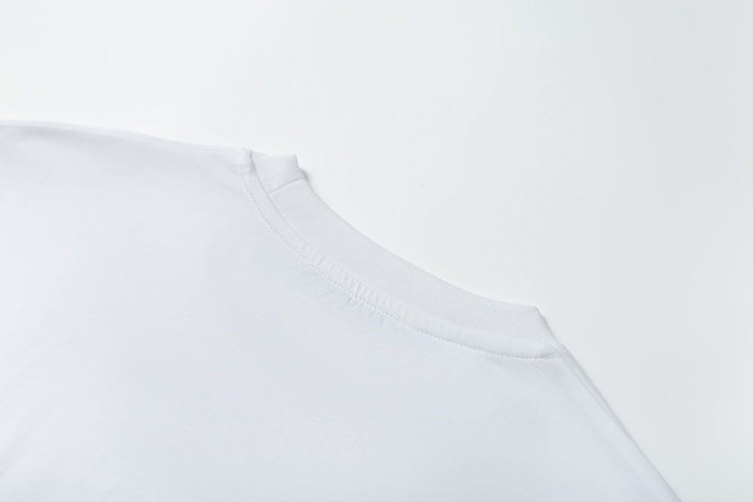 PRADA 普拉达 SS23 纯色徽标套头圆领 短袖 T恤 男女同款 白色 3558A-11CD-F0009-S-211