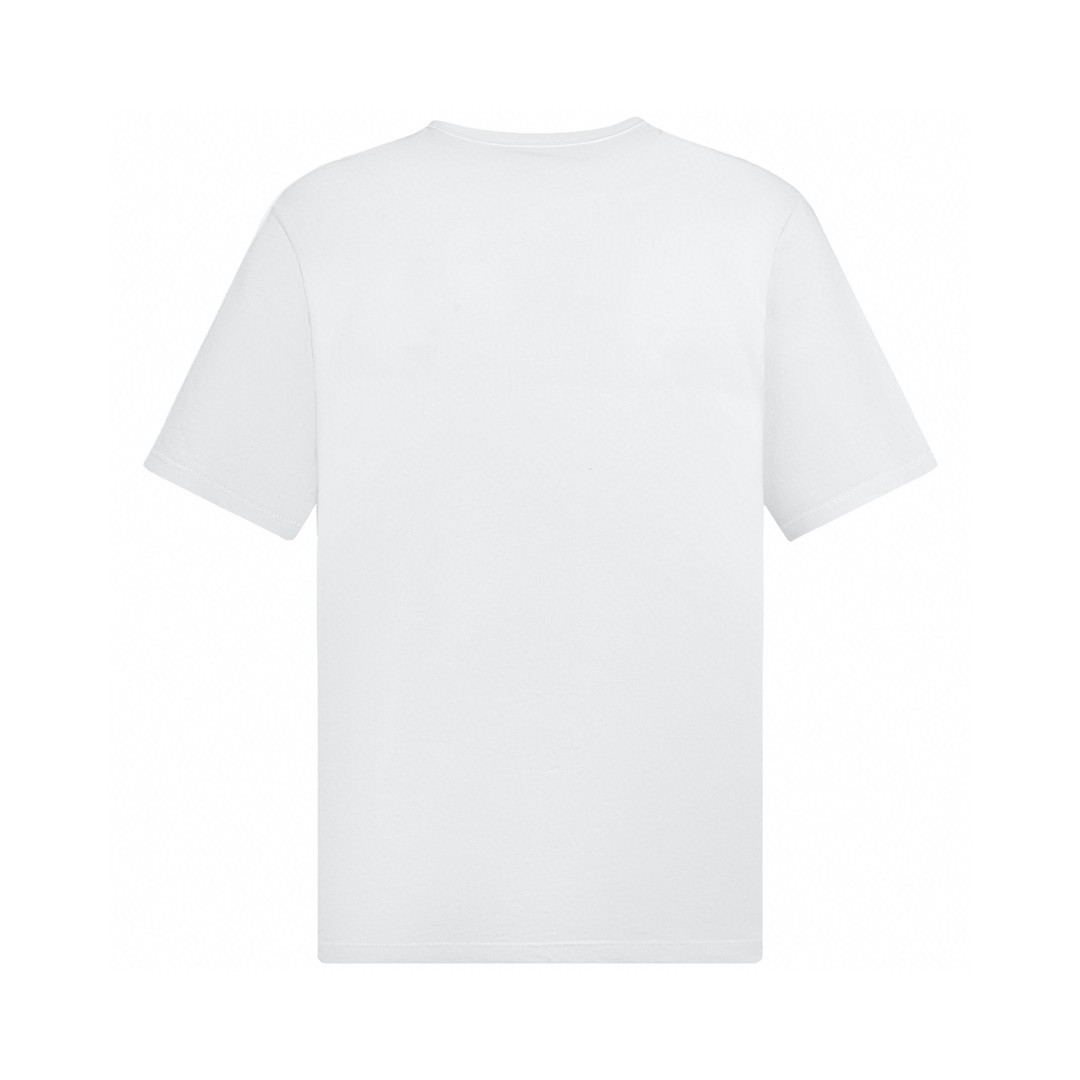 PRADA 普拉达 SS23 纯色徽标套头圆领 短袖 T恤 男女同款 白色 3558A-11CD-F0009-S-211