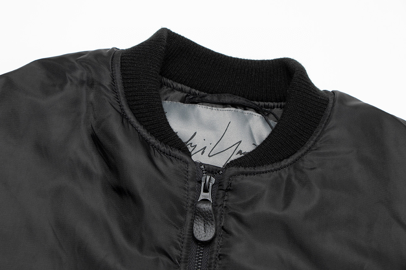 NEIGHBORHOOD 山本耀司 字母数字印花拉链夹克 棒球服 棉服 外套 男款 黑色 222SPYYN-JKM01S