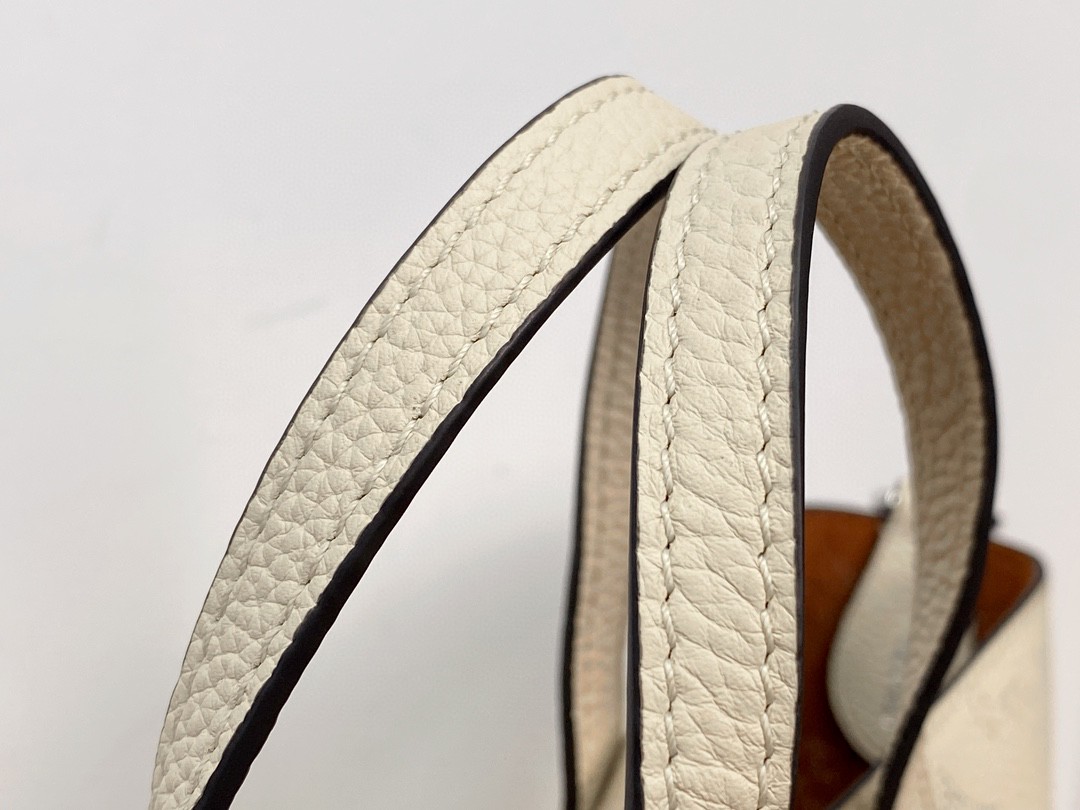 LOUIS VUITTON 路易威登 Blossom MM 品牌镂空Logo老花满印粒面小牛皮 托特包 斜挎包 单肩包 手提包 米白色 M21909