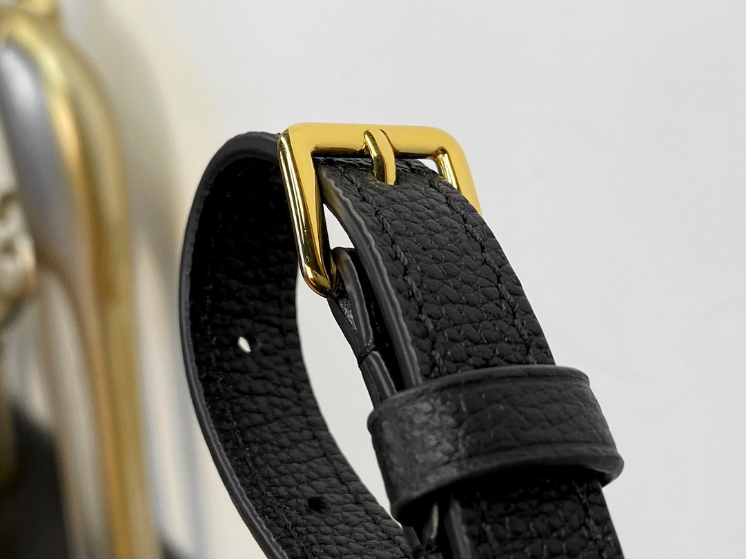 LOUIS VUITTON 路易威登 经典老花压纹牛皮 托特包 斜挎包 单肩包 手提包 黑色 M45653