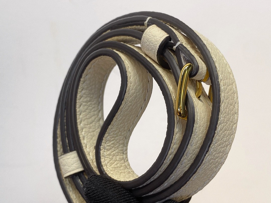 LOUIS VUITTON 路易威登 经典老花满印压花粒面牛皮 托特包 斜挎包 单肩包 手提包 白色 M45654