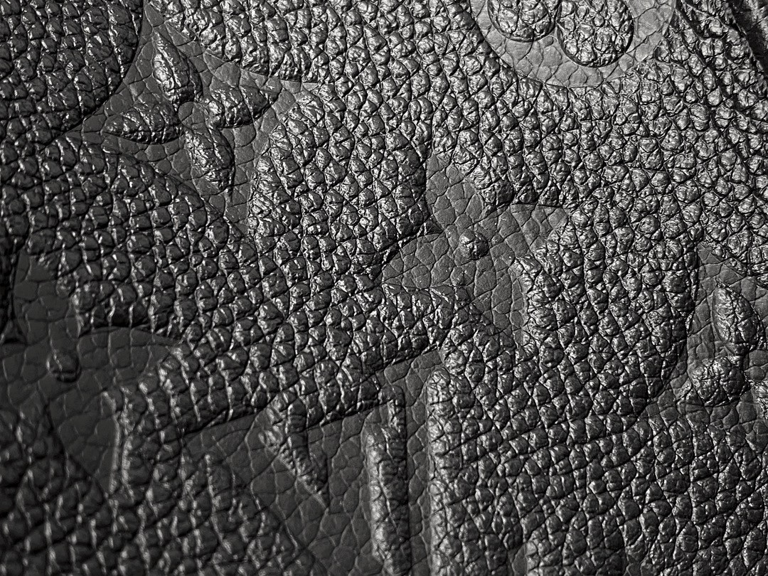 LOUIS VUITTON 路易威登 经典老花压纹牛皮 托特包 斜挎包 单肩包 手提包 黑色 M45653