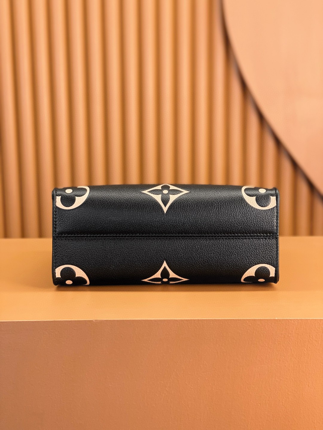 LOUIS VUITTON 路易威登 经典老花满印压花粒面牛皮 托特包 斜挎包 单肩包 手提包 黑色 M45659