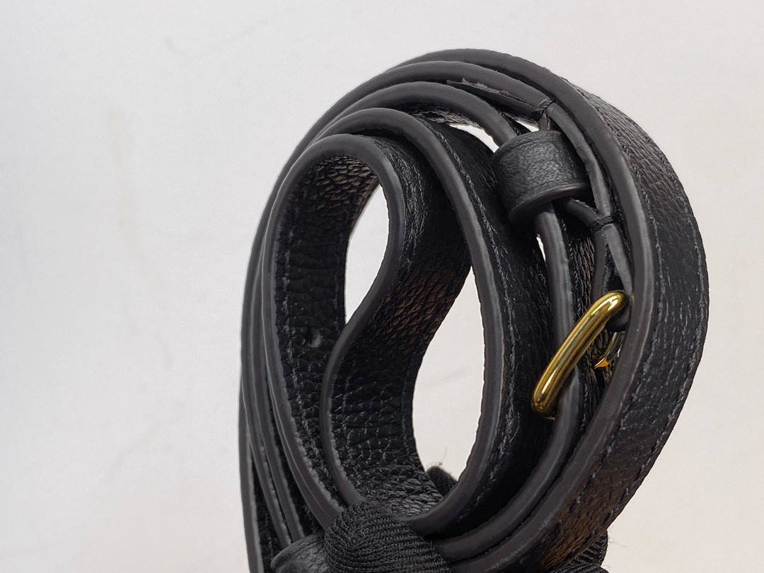 LOUIS VUITTON 路易威登 经典老花满印压花粒面牛皮 托特包 斜挎包 单肩包 手提包 黑色 M45659