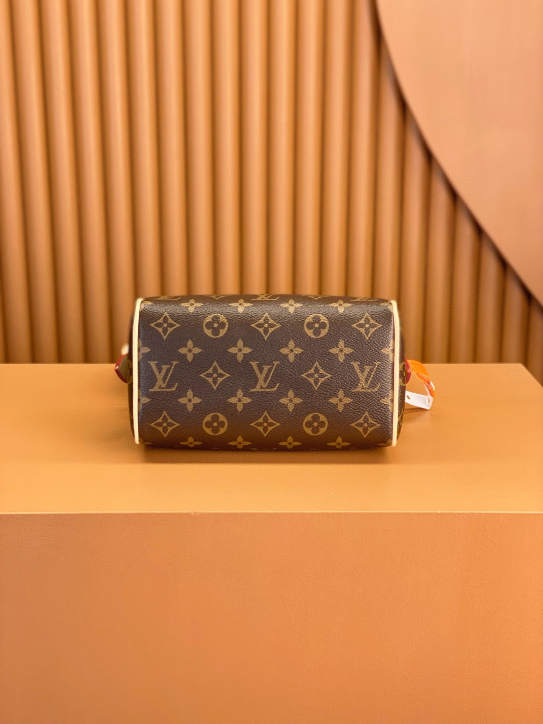 LOUIS VUITTON 路易威登 SpeedyBandoulière 20 经典老花满印刺绣Logo肩带帆布拼皮 斜挎包 单肩包 手提包 棕色 M46594