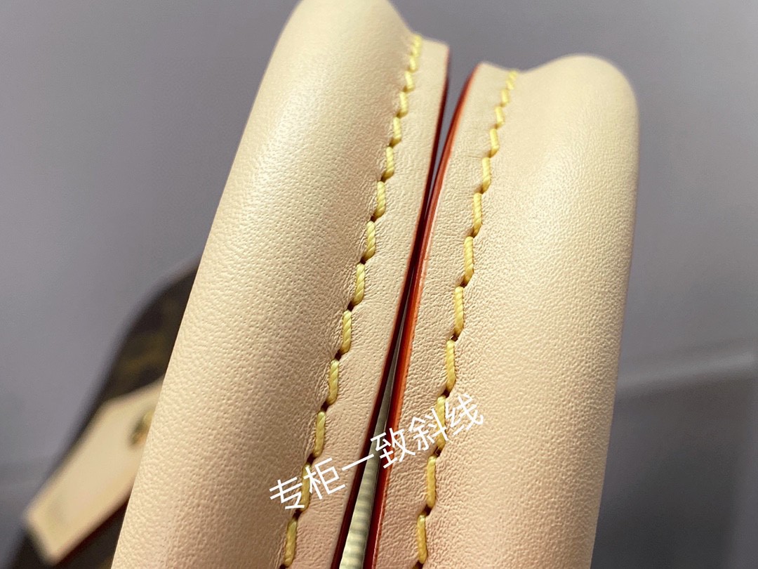 LOUIS VUITTON 路易威登 Speedy 20 经典老花满印刺绣Logo肩带帆布拼皮 斜挎包 单肩包 手提包 黑棕色 M46234