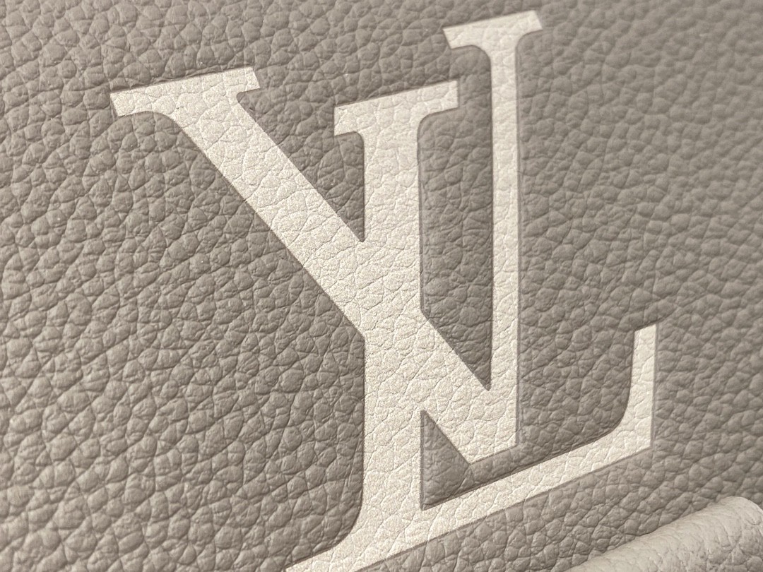 LOUIS VUITTON 路易威登 Favorite 超大老花图案压纹软粒面牛皮 腋下包 斜挎包 单肩包 手提包 大象灰 M45836