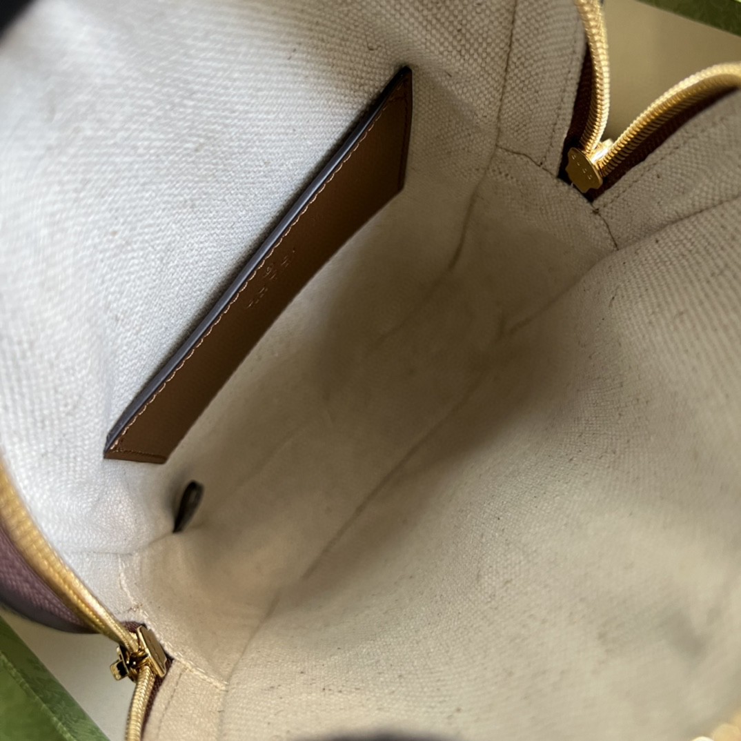 原厂皮 GUCCI 古驰 互扣式双G椭圆形标牌帆布拼皮革 邮差包 斜挎包 单肩包 乌木色 696016-92THG-8563