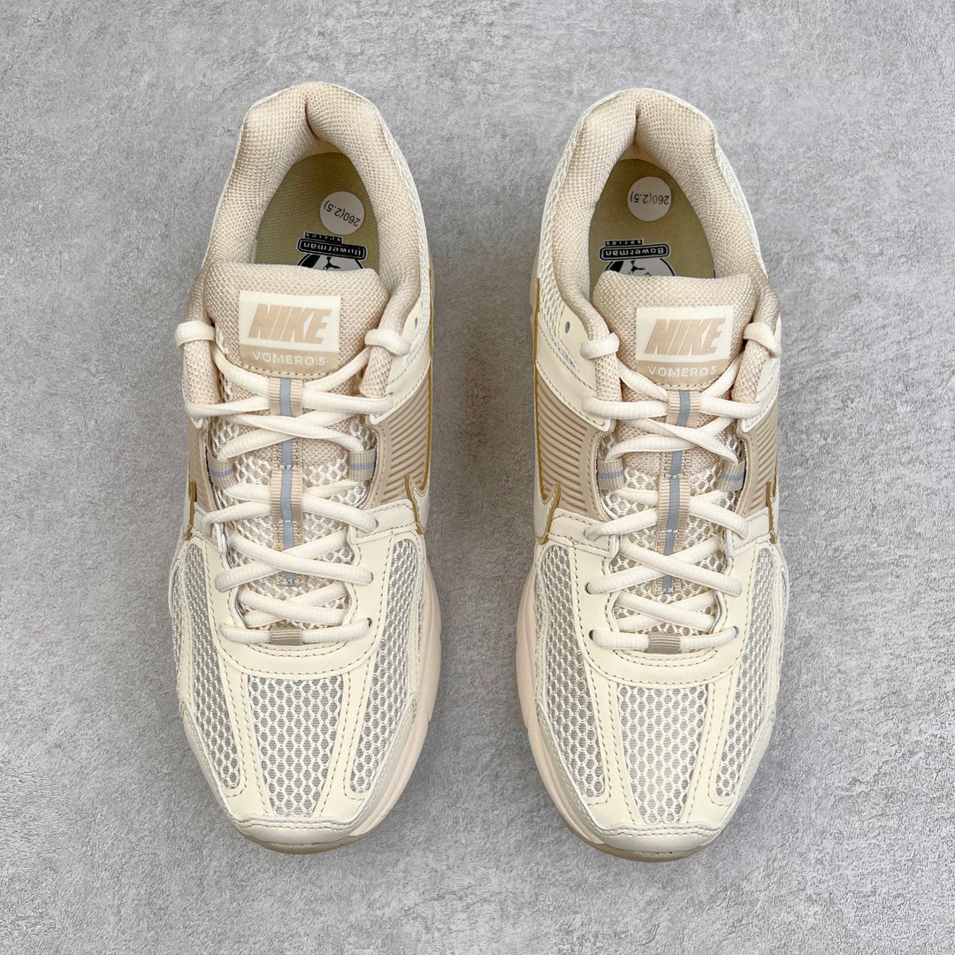 新版 Nike Air Zoom Vomero 5 前后气垫 低筒 跑步鞋 运动鞋 男鞋 女鞋 波鞋 米色 FQ6868-181