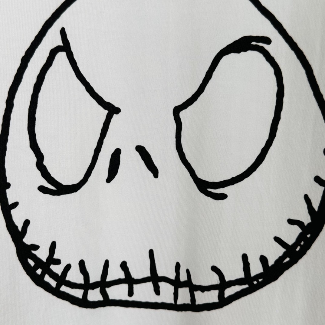 Supreme FW23 WEEK1 SKELETON TEE 纯色骷髅头字母印花圆领 短袖 T 恤 男女同款 白色 SUP-FW23-004