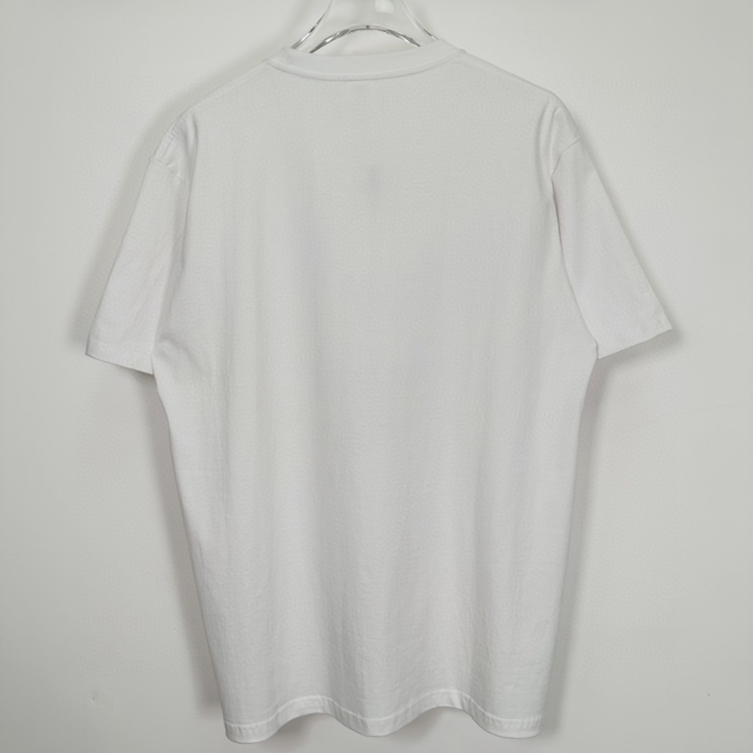 Supreme FW23 WEEK1 SKELETON TEE 纯色骷髅头字母印花圆领 短袖 T 恤 男女同款 白色 SUP-FW23-004