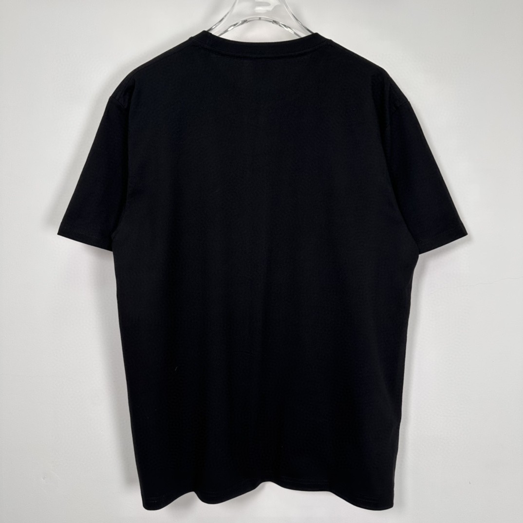 Supreme FW23 WEEK1 SKELETON TEE 纯色骷髅头字母印花圆领 短袖 T 恤 男女同款 黑色 SUP-FW23-004