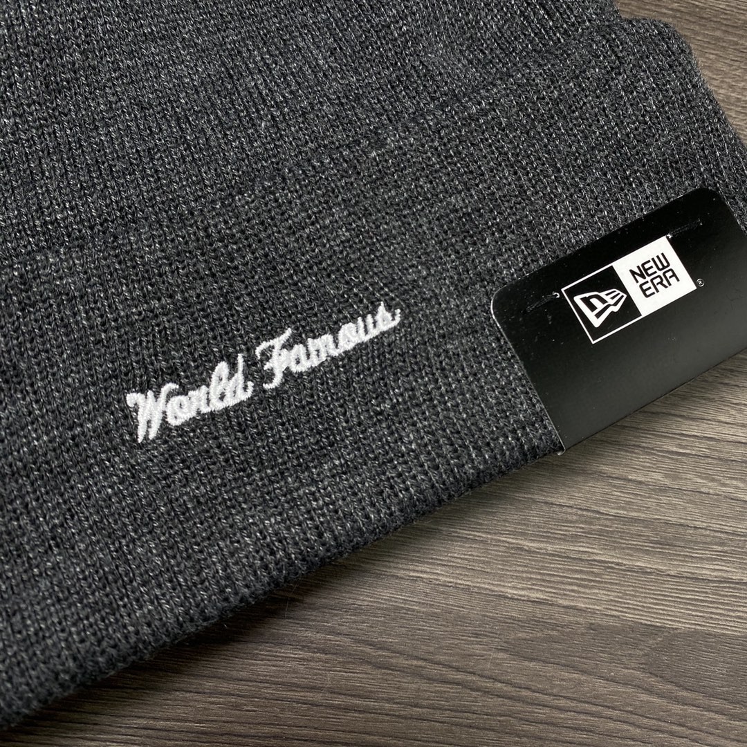 Supreme Week 16 New Era Box Logo Beanie 联名款 徽标刺绣装饰 绒线帽 毛线帽 帽子 男女同款 情侣款 黑棕 SUP-FW21-404