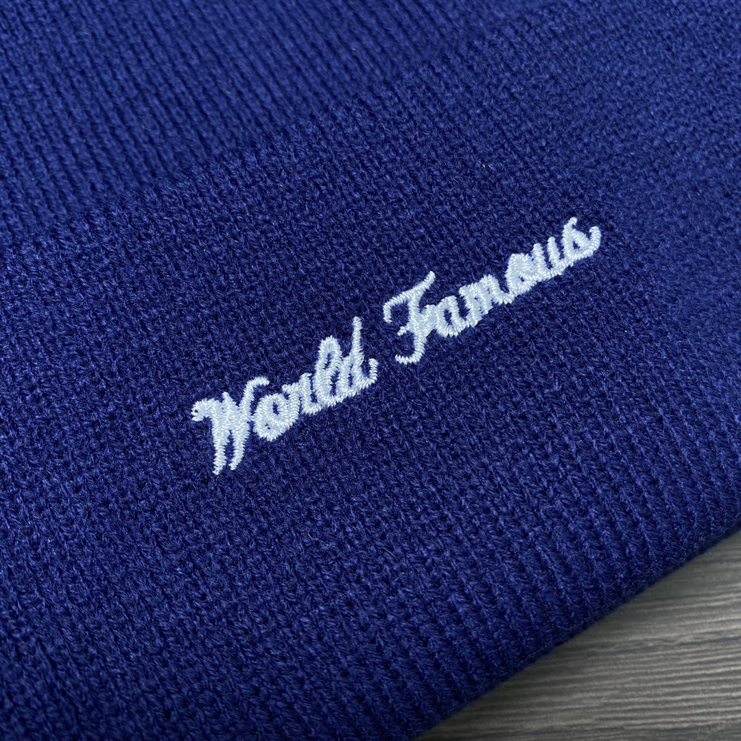 Supreme Week 16 New Era Box Logo Beanie 联名款 徽标刺绣装饰 绒线帽 毛线帽 帽子 男女同款 情侣款 蓝色 SUP-FW21-404