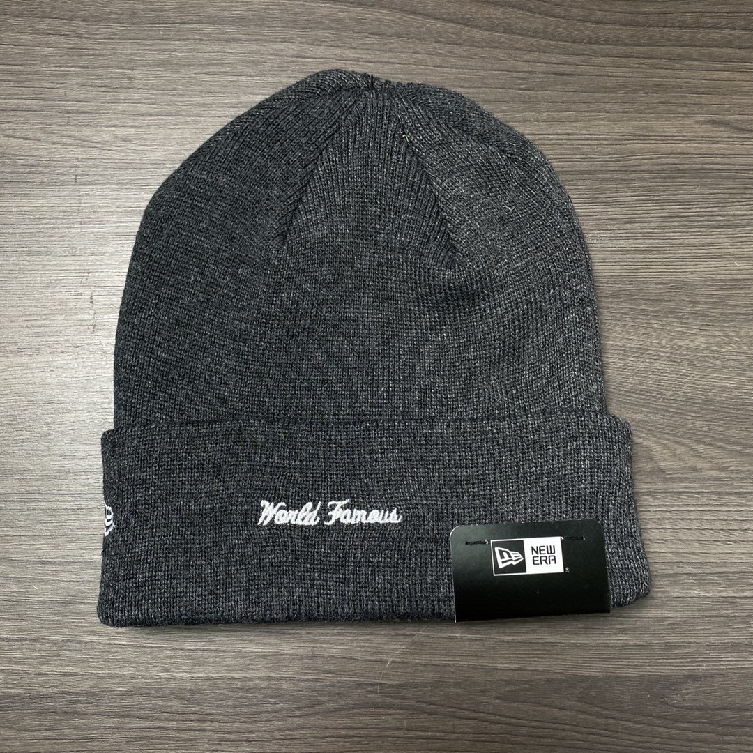 Supreme Week 16 New Era Box Logo Beanie 联名款 徽标刺绣装饰 绒线帽 毛线帽 帽子 男女同款 情侣款 黑棕 SUP-FW21-404