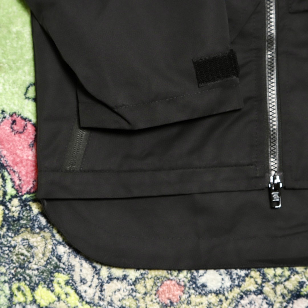 Balenciaga 巴黎世家 双拉链尼龙 冲锋衣 宽松 外套 秋冬 男女同款 黑色