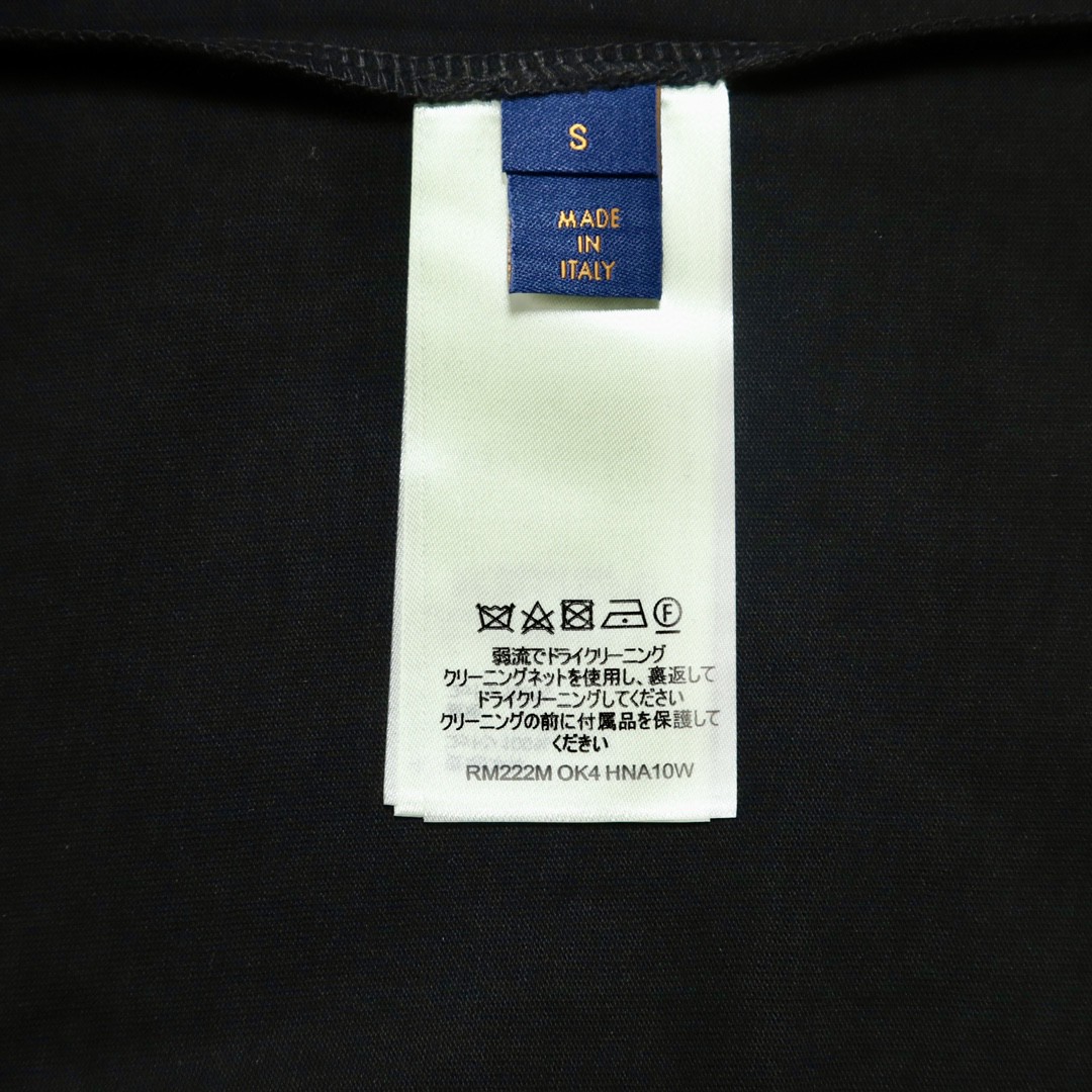 LOUIS VUITTON 路易威登 乐队演唱会字母印花 圆领 短袖 T 恤 上衣 夏款 男女同款 黑色 1AARPC