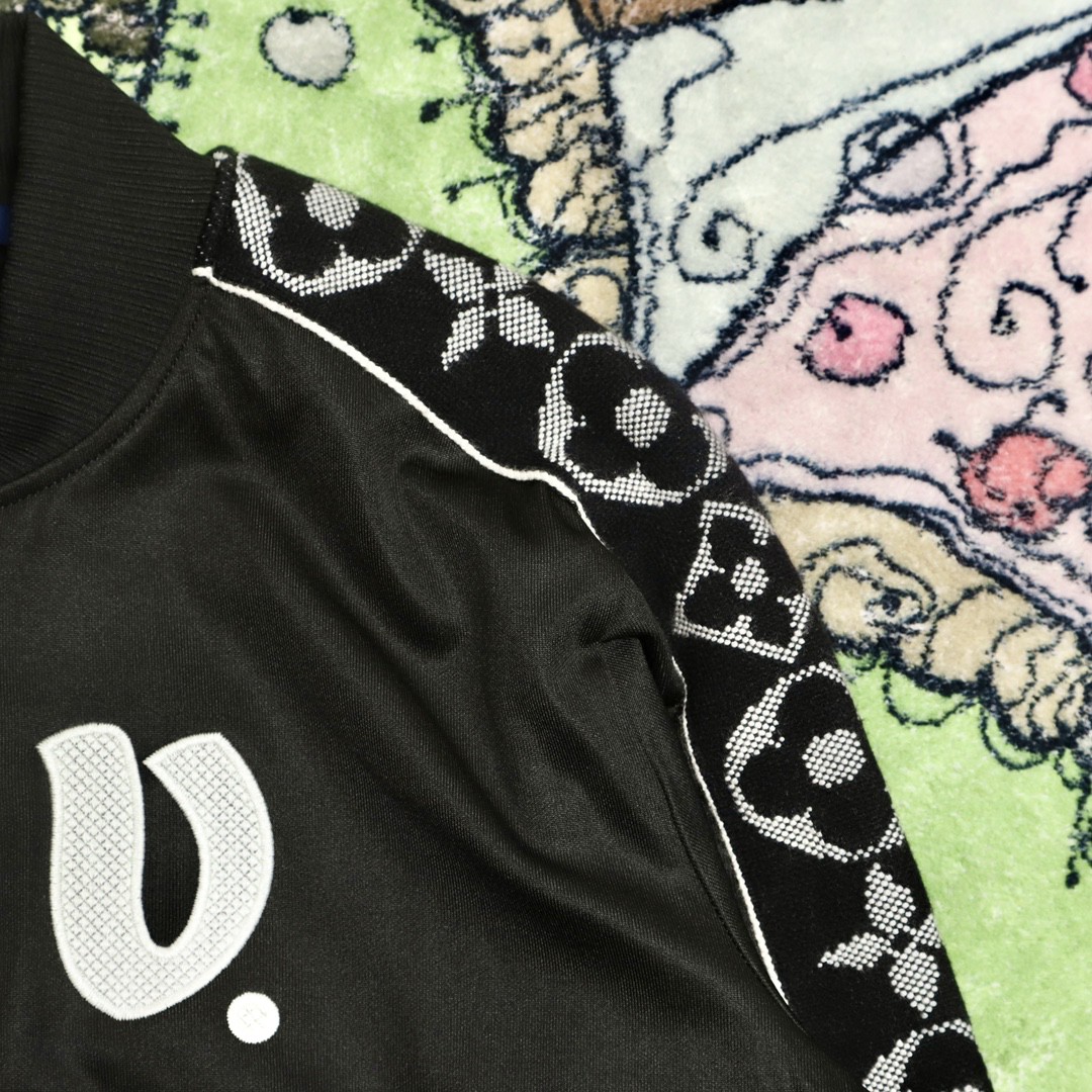 LOUIS VUITTON 路易威登 logo印花图案 夹克 长袖 套头 男款 黑色 1A978I