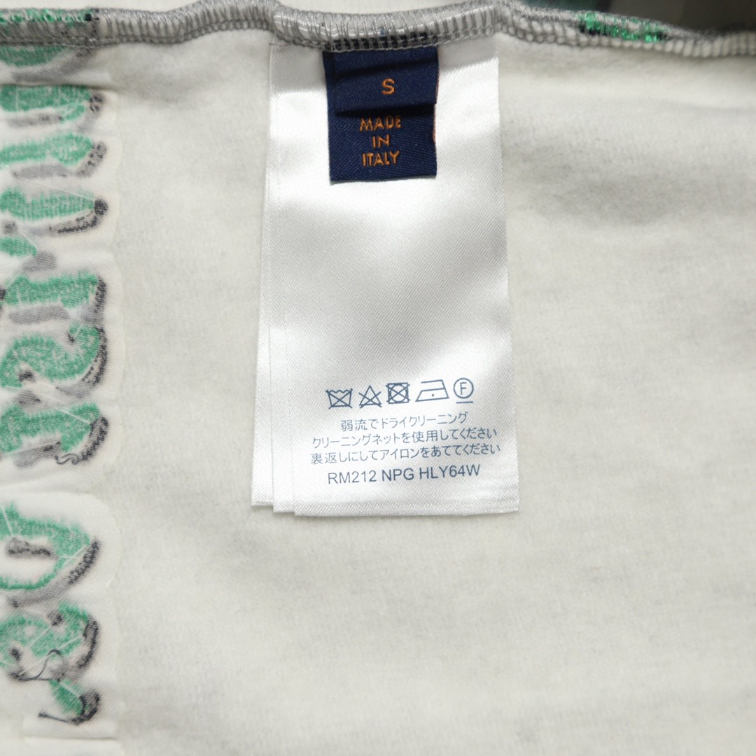 LOUIS VUITTON 路易威登 FW21 Tourist Vspurist Logo印花连帽卫衣 外套 长袖 套头 男款 灰色 1A97AJ