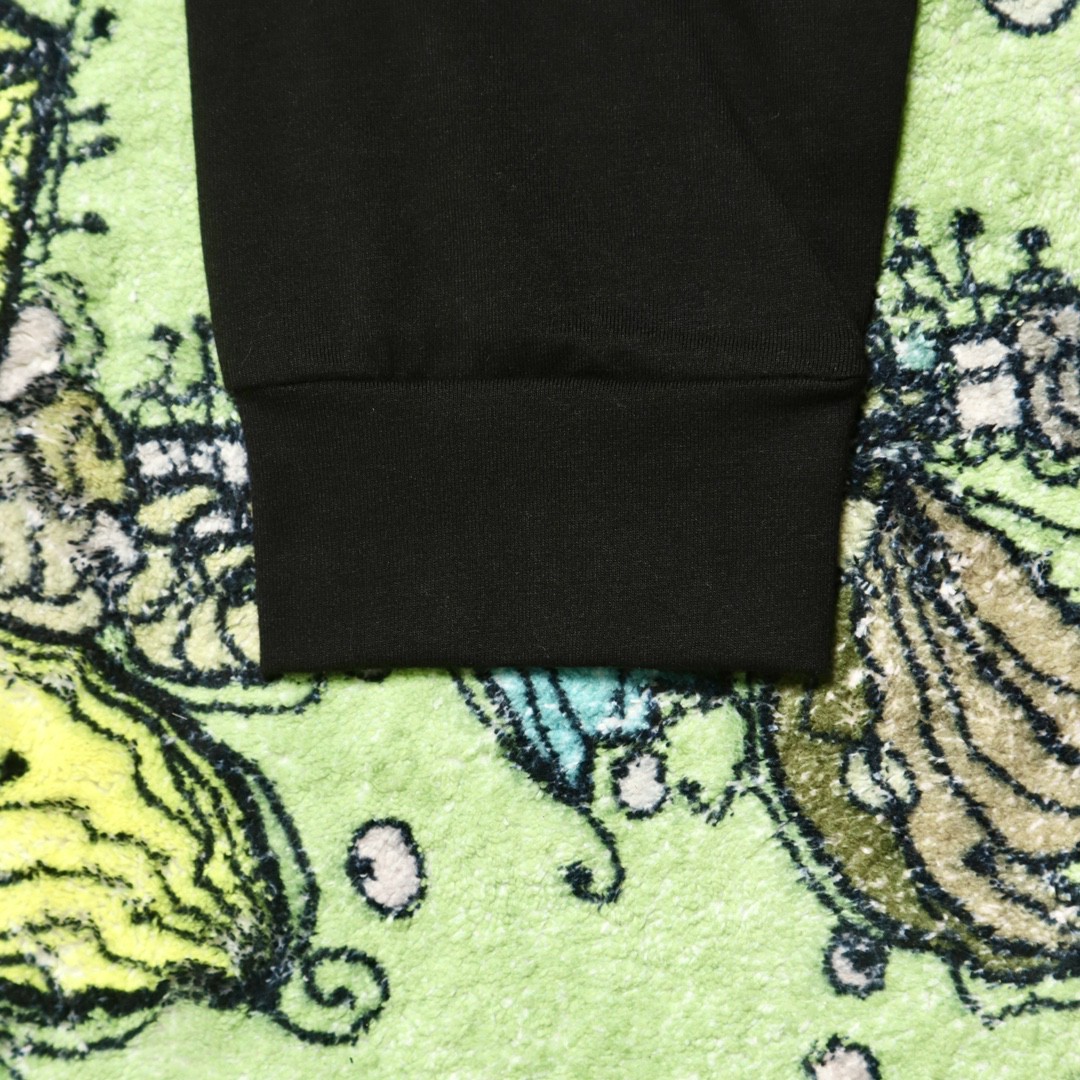 LOUIS VUITTON 路易威登 SS22 刺绣字母高领套头 针织衫 长袖 套头 男款 黑色 1A9GL4