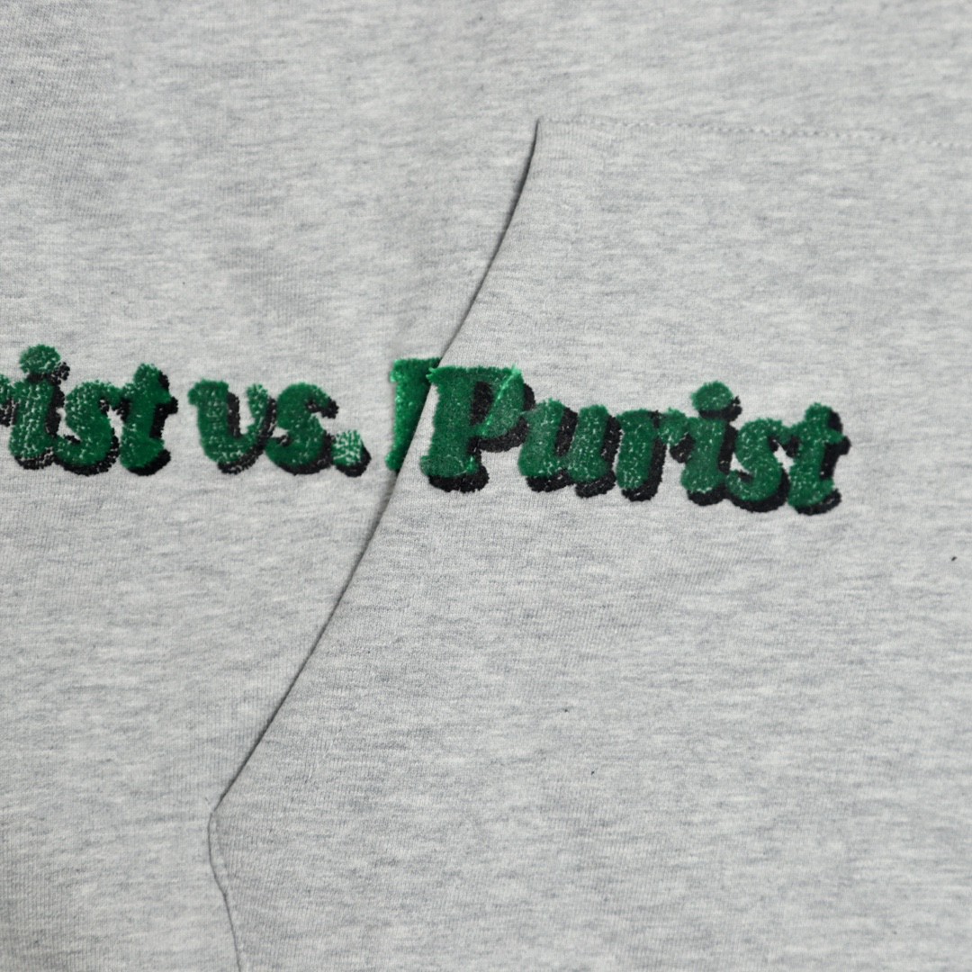 LOUIS VUITTON 路易威登 FW21 Tourist Vspurist Logo印花连帽卫衣 外套 长袖 套头 男款 灰色 1A97AJ