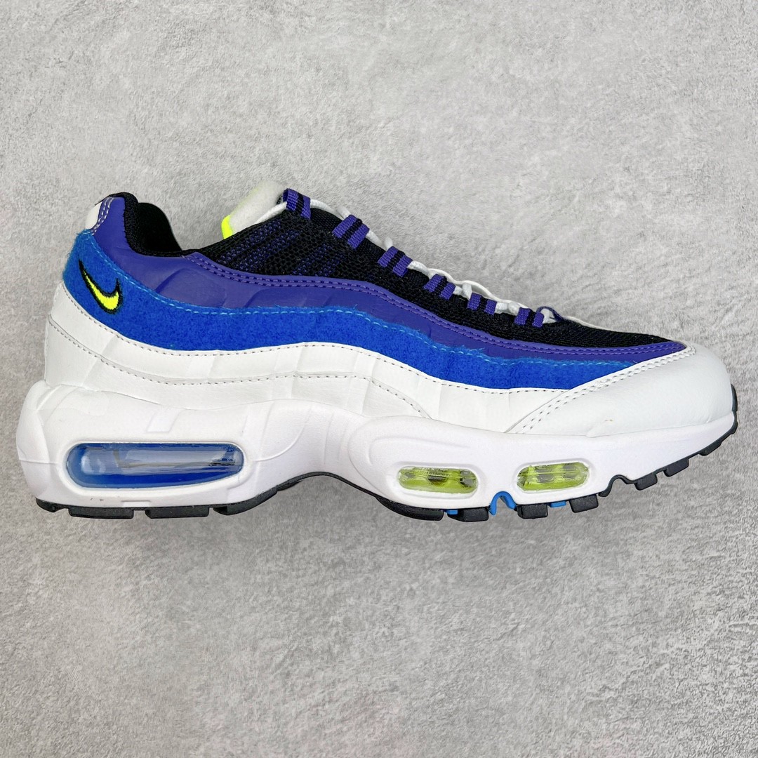 Nike Air Max 95 Kaomoji 低筒 运动鞋 休闲鞋 球鞋 男鞋 女鞋 黑蓝紫 DD9600-100