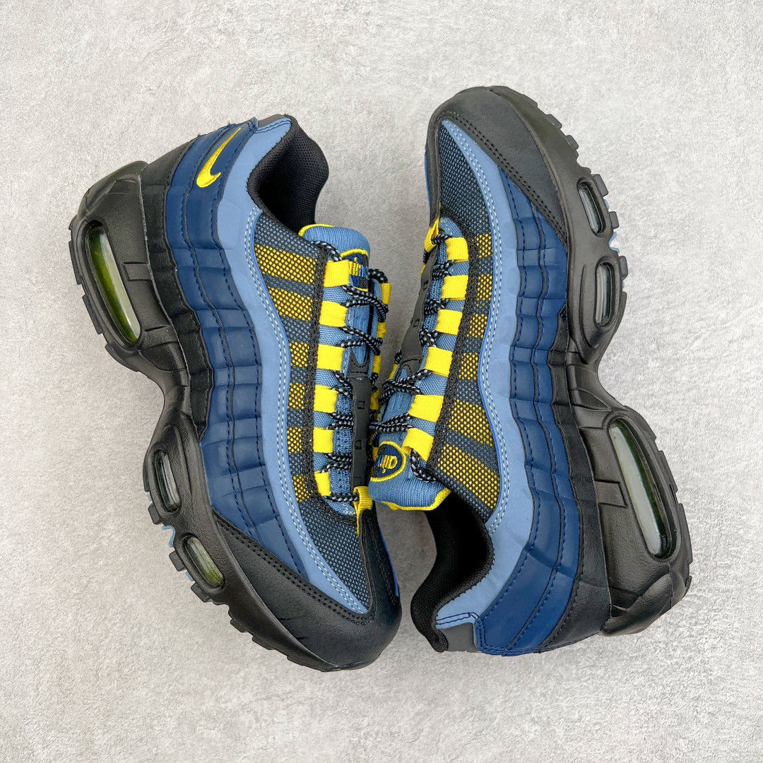 Nike Air Max 95 Memphis Grizzlies 孟菲斯灰熊 低筒 运动鞋 休闲鞋 球鞋 男鞋 女鞋 蓝黑黄 CT1805-400