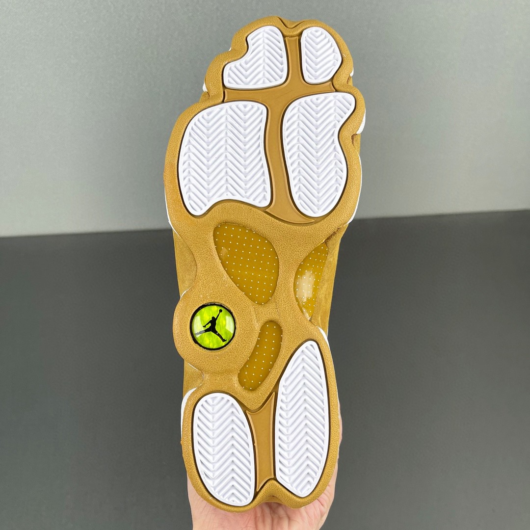Jordan Air Jordan 13 Retro Whea AJ13 高筒 球鞋 休闲鞋 板鞋 男鞋 白黄 小麦 309259-171