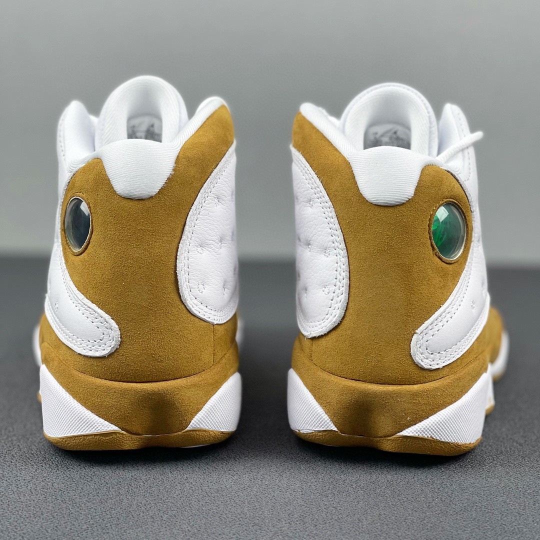 Jordan Air Jordan 13 Retro Whea AJ13 高筒 球鞋 休闲鞋 板鞋 男鞋 白黄 小麦 309259-171