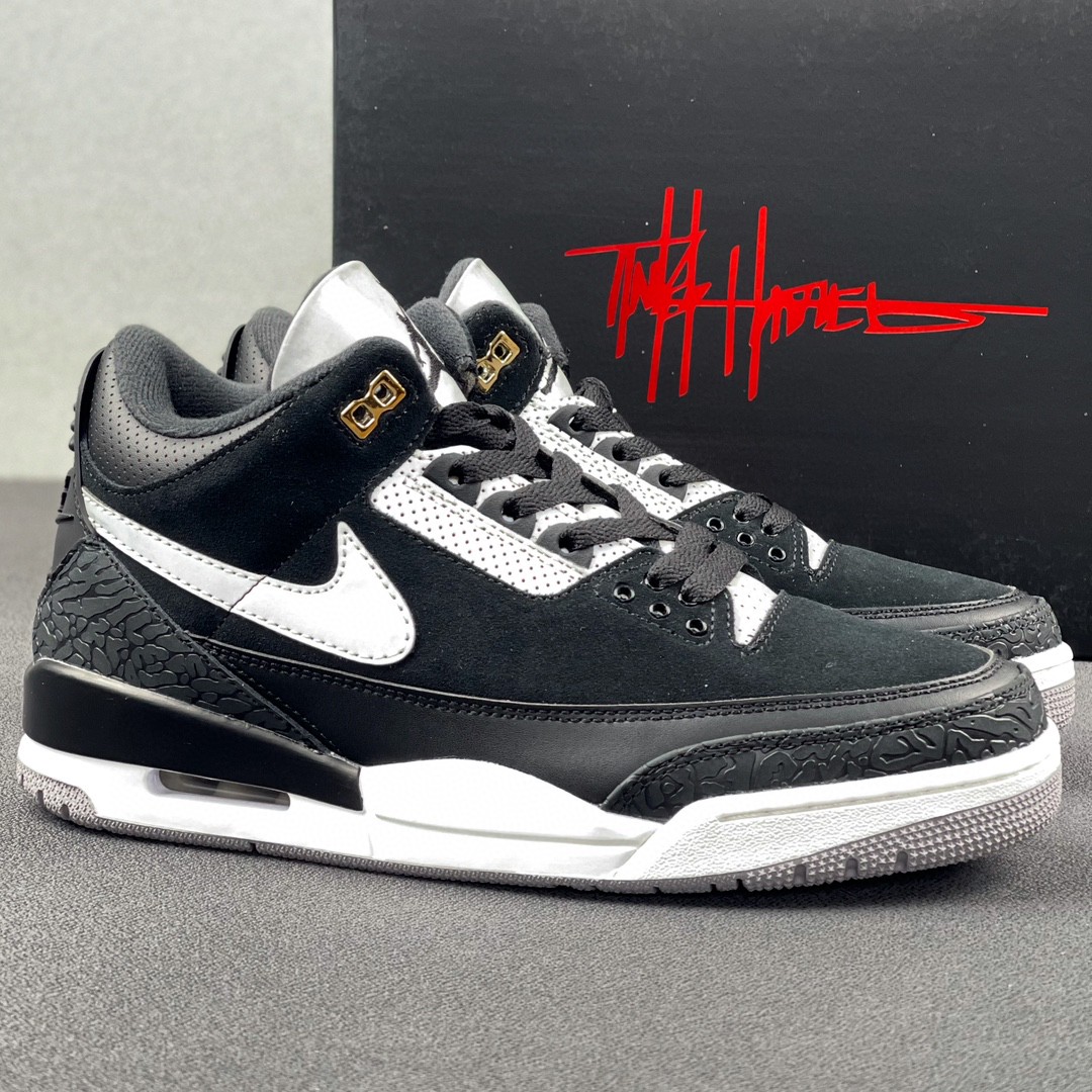 Jordan Air Jordan 3 tinker AJ3 中筒 休闲鞋 篮球鞋 板鞋 男鞋 黑白 CK4348-007
