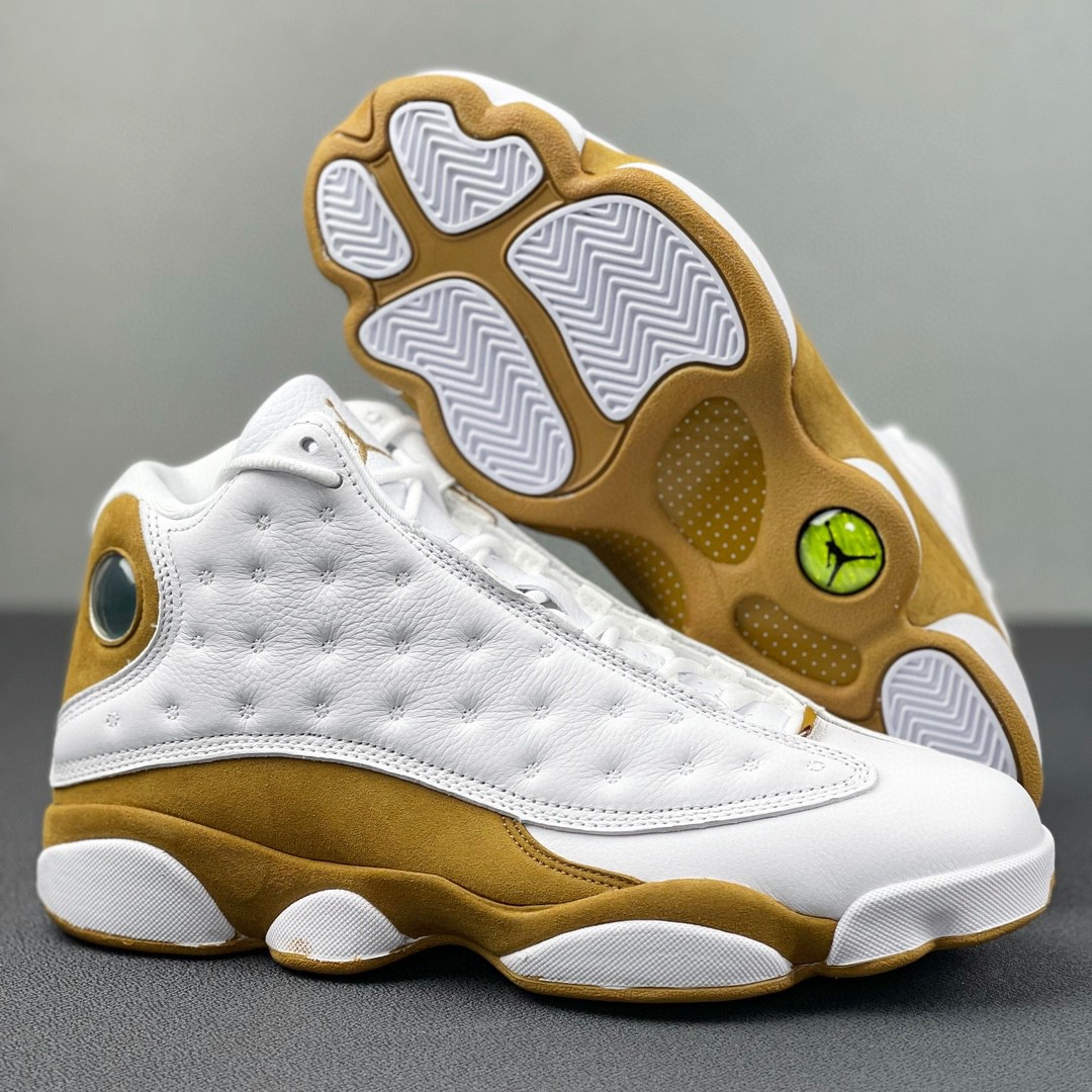 Jordan Air Jordan 13 Retro Whea AJ13 高筒 球鞋 休闲鞋 板鞋 男鞋 白黄 小麦 309259-171