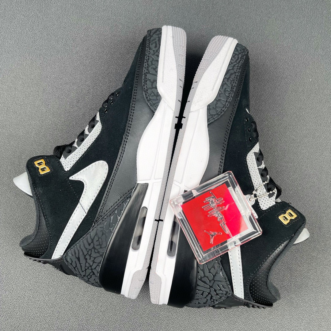 Jordan Air Jordan 3 tinker AJ3 中筒 休闲鞋 篮球鞋 板鞋 男鞋 黑白 CK4348-007