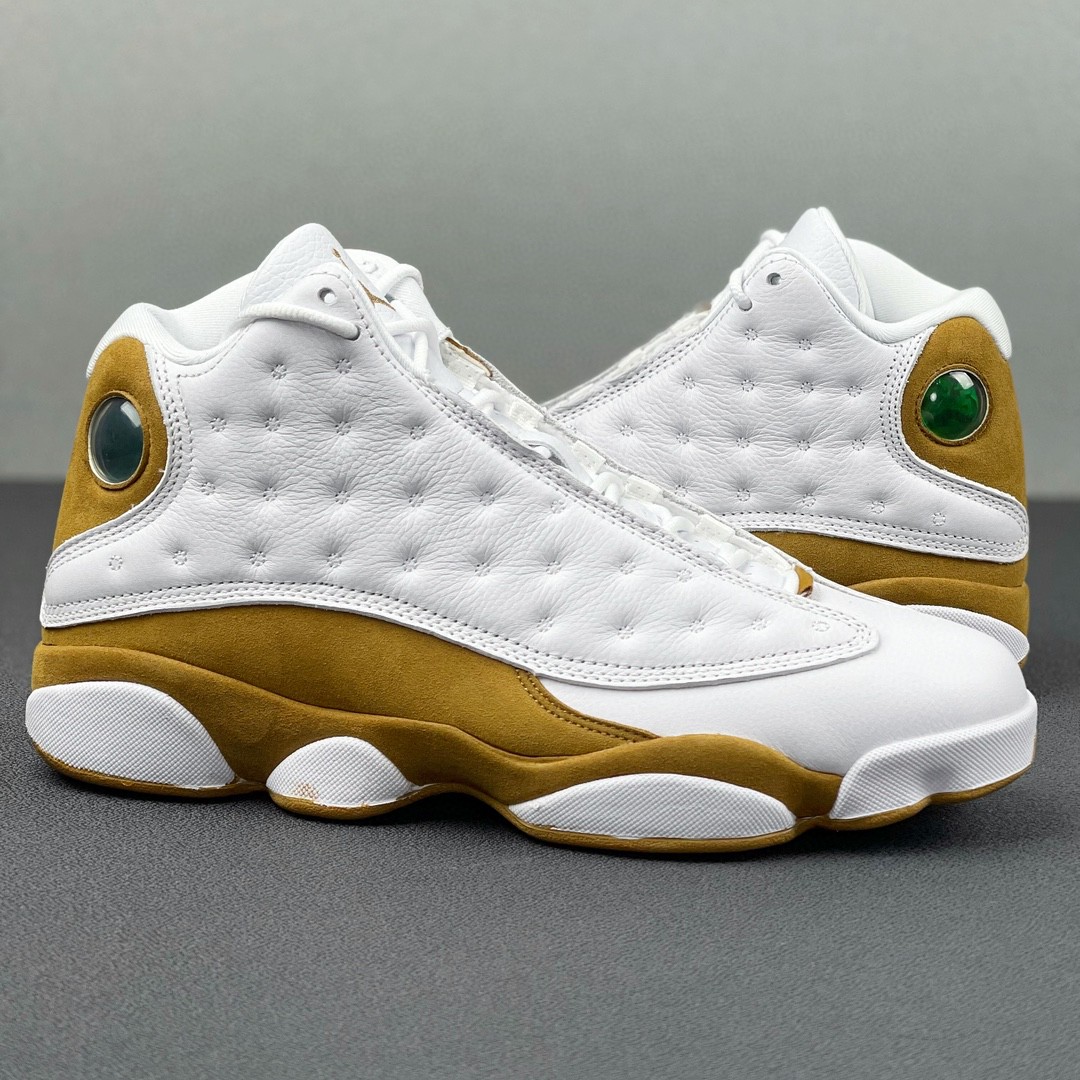 Jordan Air Jordan 13 Retro Whea AJ13 高筒 球鞋 休闲鞋 板鞋 男鞋 白黄 小麦 309259-171