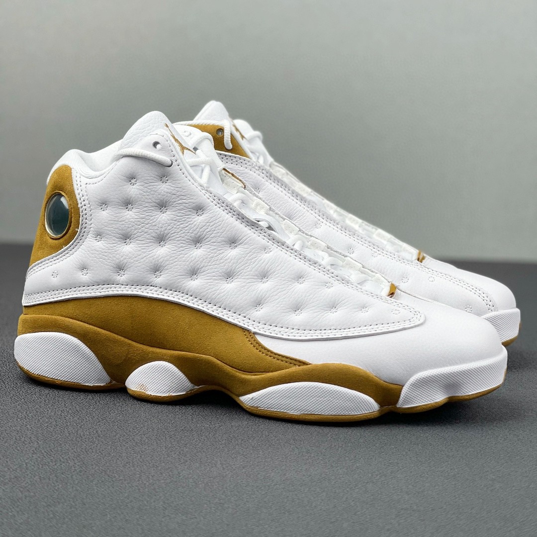 Jordan Air Jordan 13 Retro Whea AJ13 高筒 球鞋 休闲鞋 板鞋 男鞋 白黄 小麦 309259-171