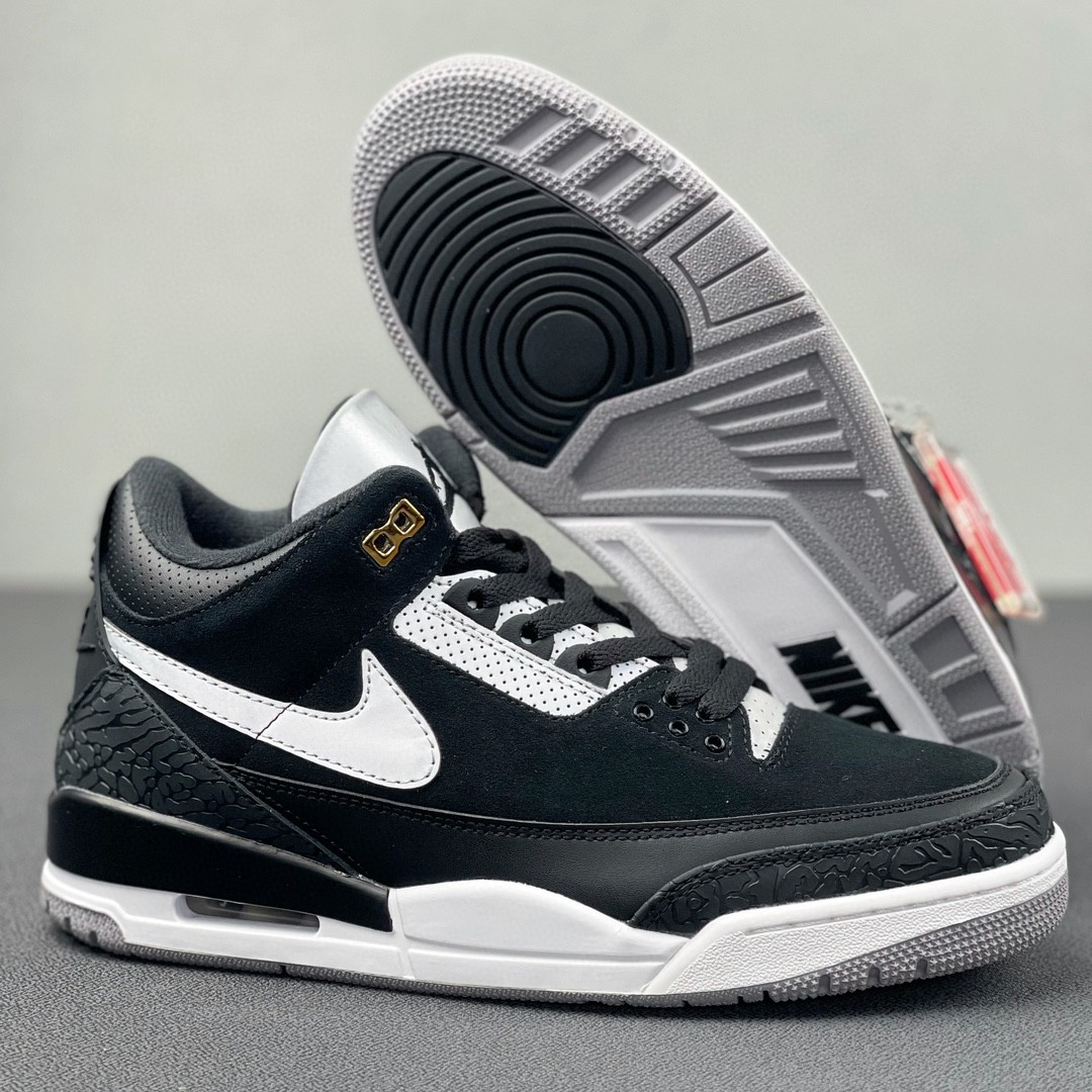 Jordan Air Jordan 3 tinker AJ3 中筒 休闲鞋 篮球鞋 板鞋 男鞋 黑白 CK4348-007