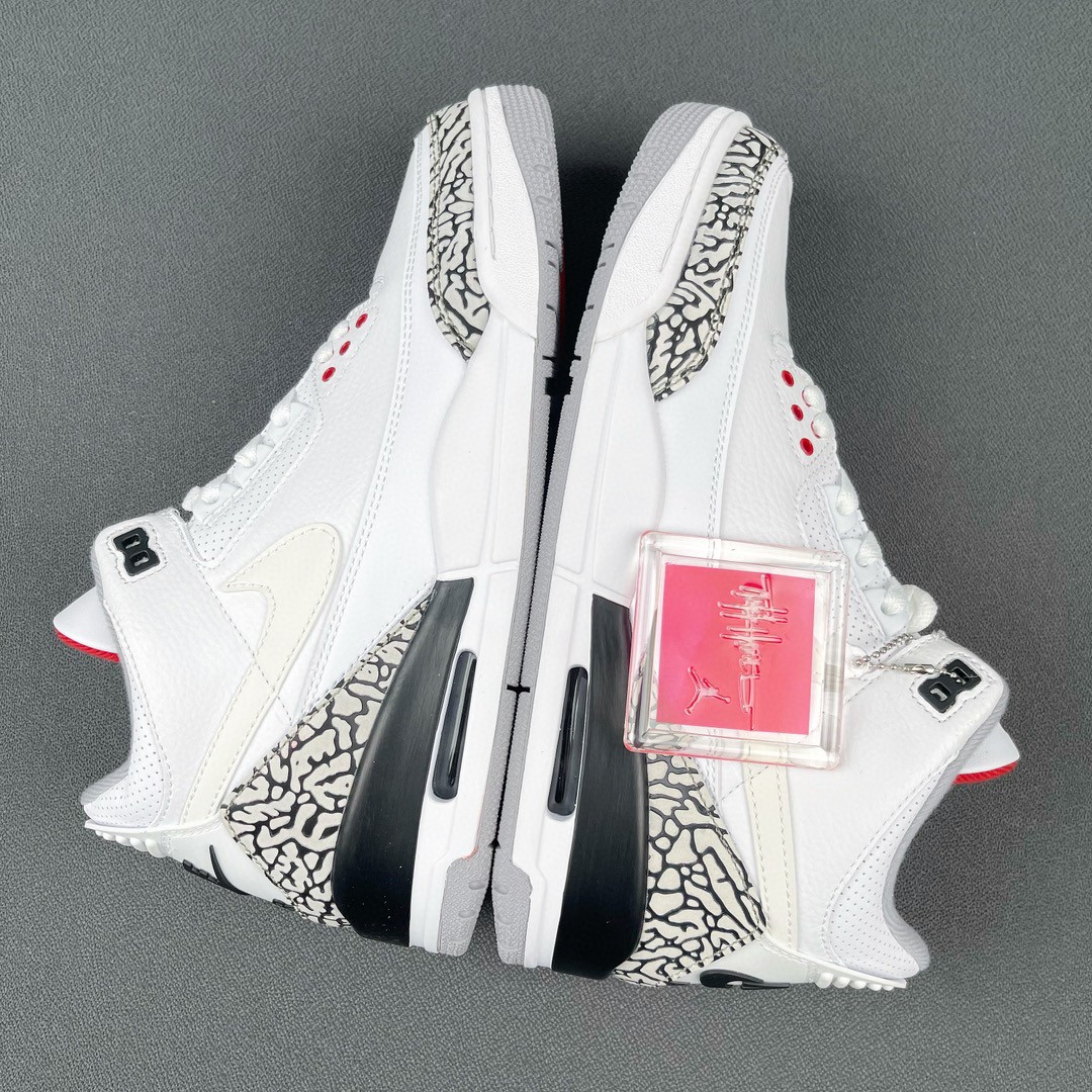 Jordan Air Jordan 3 JTH Justin Timberlake Tinker Hatfield AJ3 爆裂纹 低筒 休闲鞋 篮球鞋 板鞋 男鞋 白色 AV6683-160