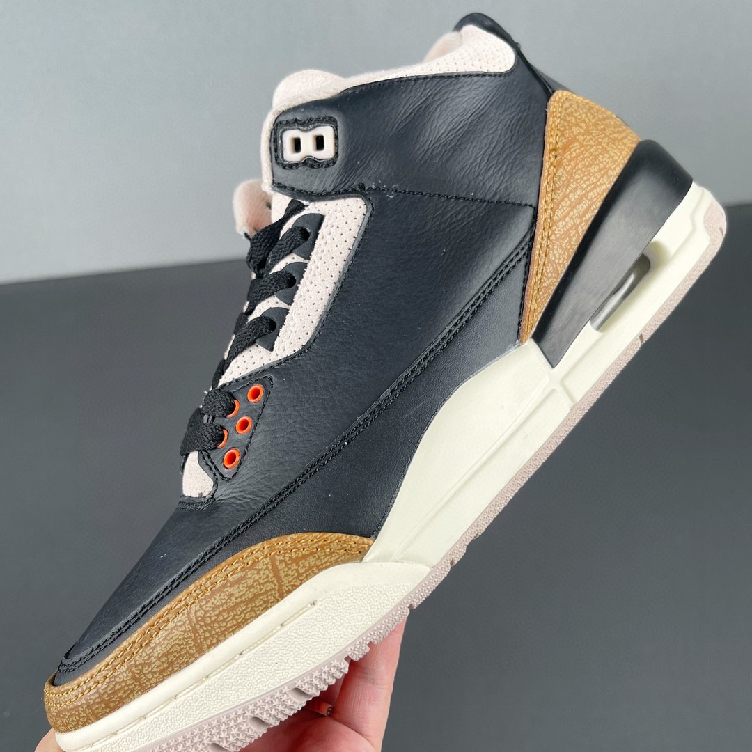 Jordan Air Jordan 3 retro desert   elephant 皮革大象 中筒 休闲鞋 篮球鞋 板鞋 男鞋 黑棕 CT8532-008