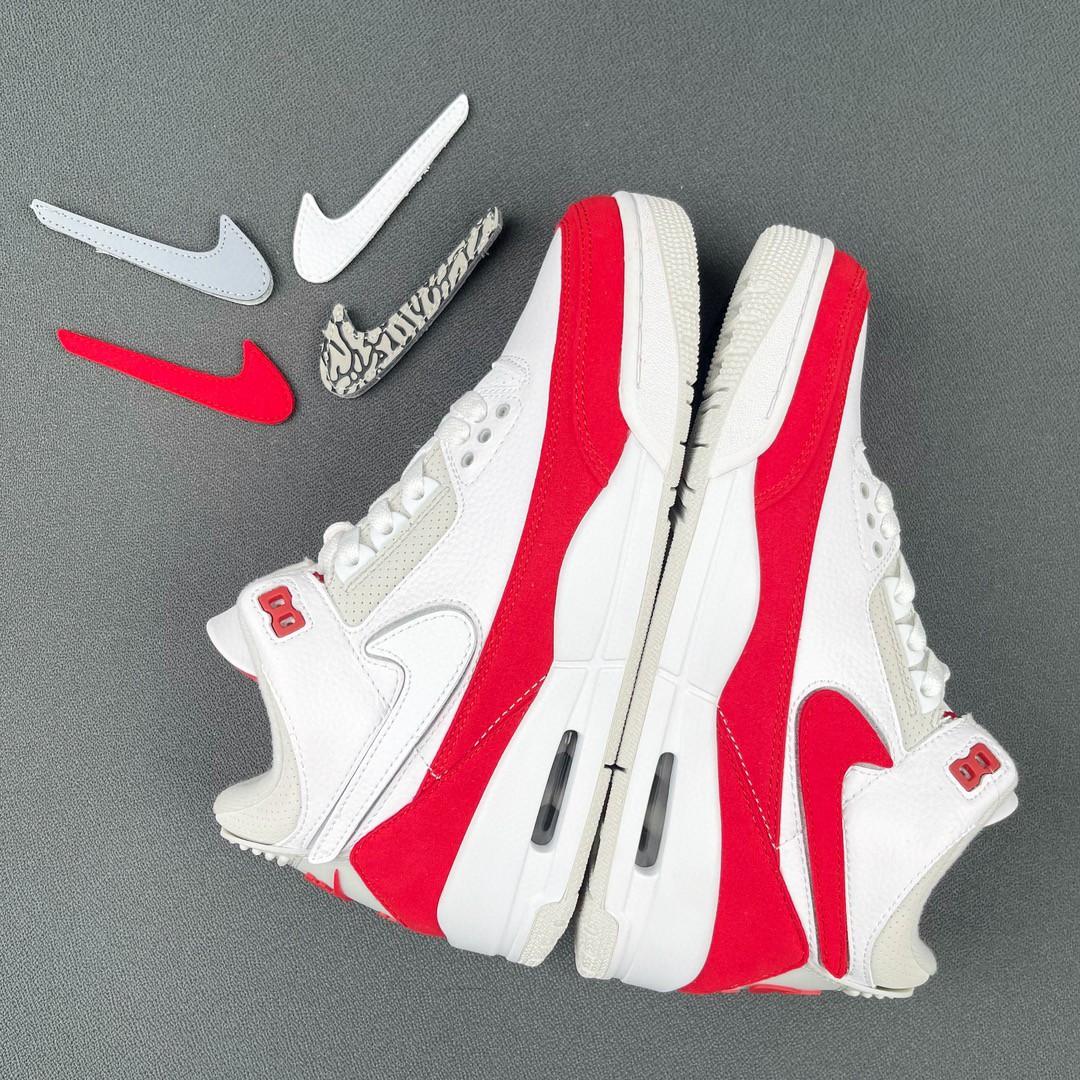 Jordan Air Jordan 3 tinker AJ3 低筒 休闲鞋 篮球鞋 板鞋 男鞋 白红 CJ0939-100