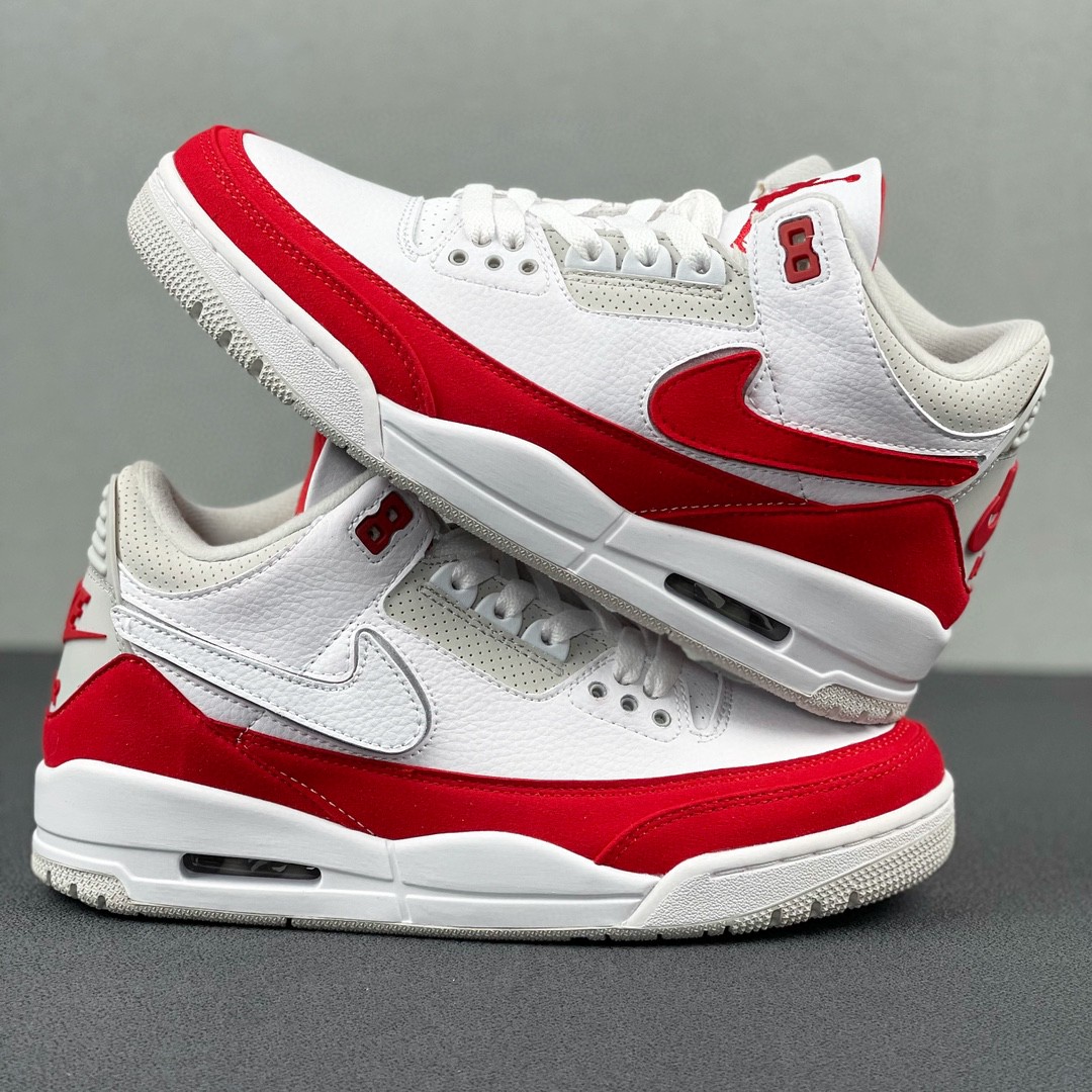 Jordan Air Jordan 3 tinker AJ3 低筒 休闲鞋 篮球鞋 板鞋 男鞋 白红 CJ0939-100