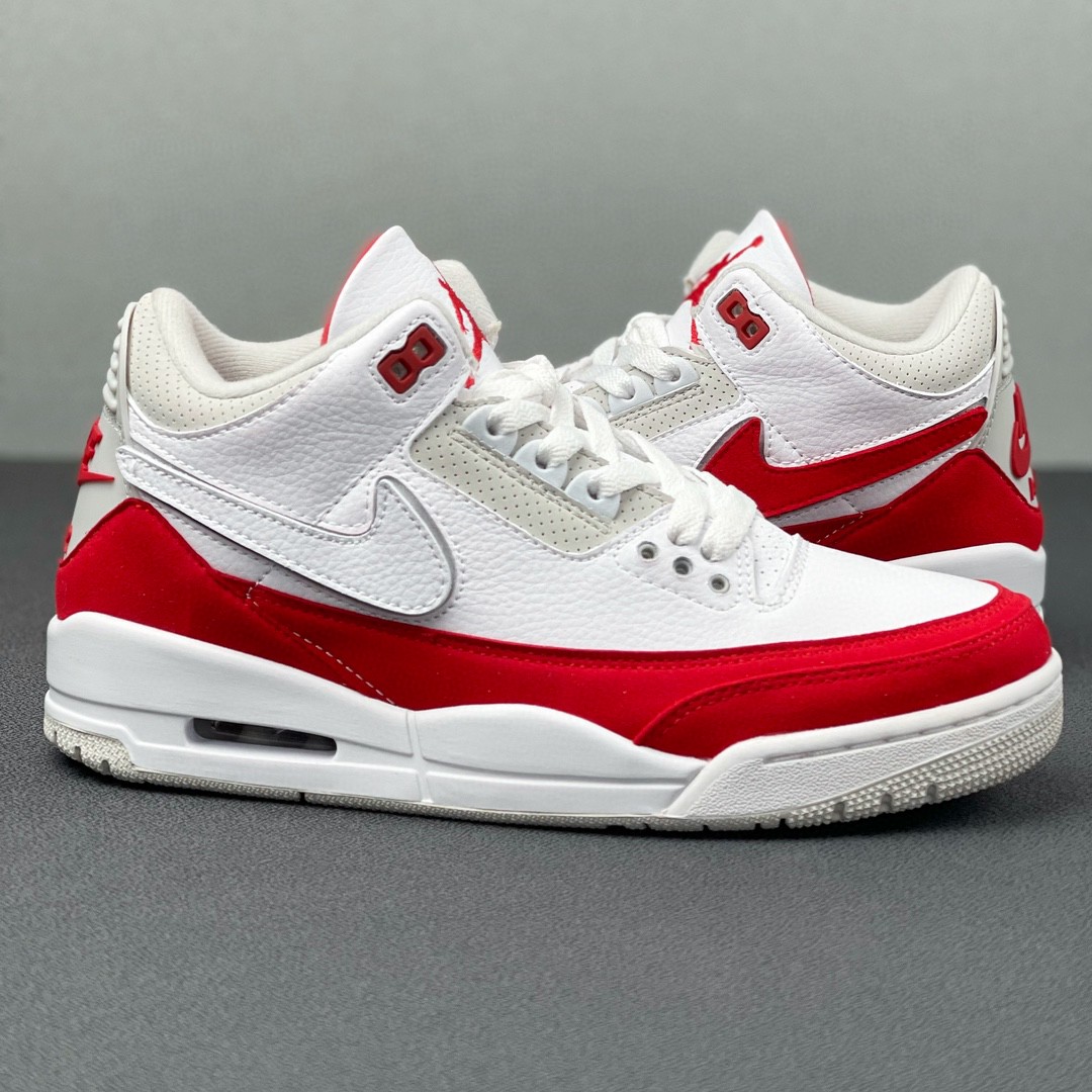 Jordan Air Jordan 3 tinker AJ3 低筒 休闲鞋 篮球鞋 板鞋 男鞋 白红 CJ0939-100