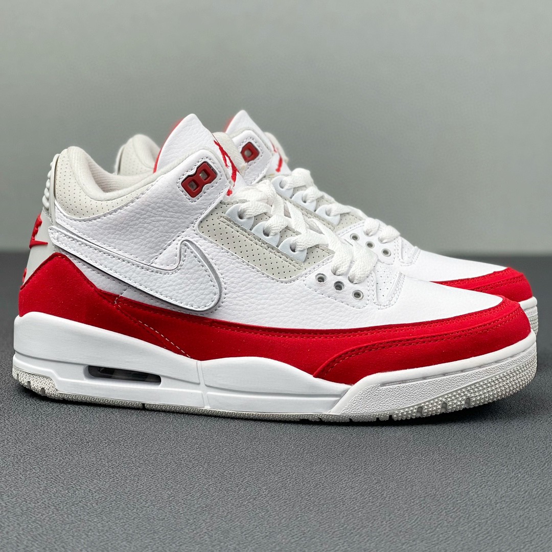Jordan Air Jordan 3 tinker AJ3 低筒 休闲鞋 篮球鞋 板鞋 男鞋 白红 CJ0939-100