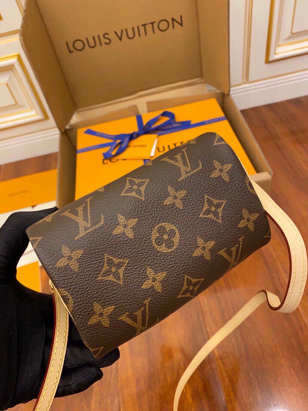 LOUIS VUITTON 路易威登 Speedy Nano 经典老花不可拆卸不可调节肩带 枕头包 斜挎包 单肩包 手提包 棕色 M61252